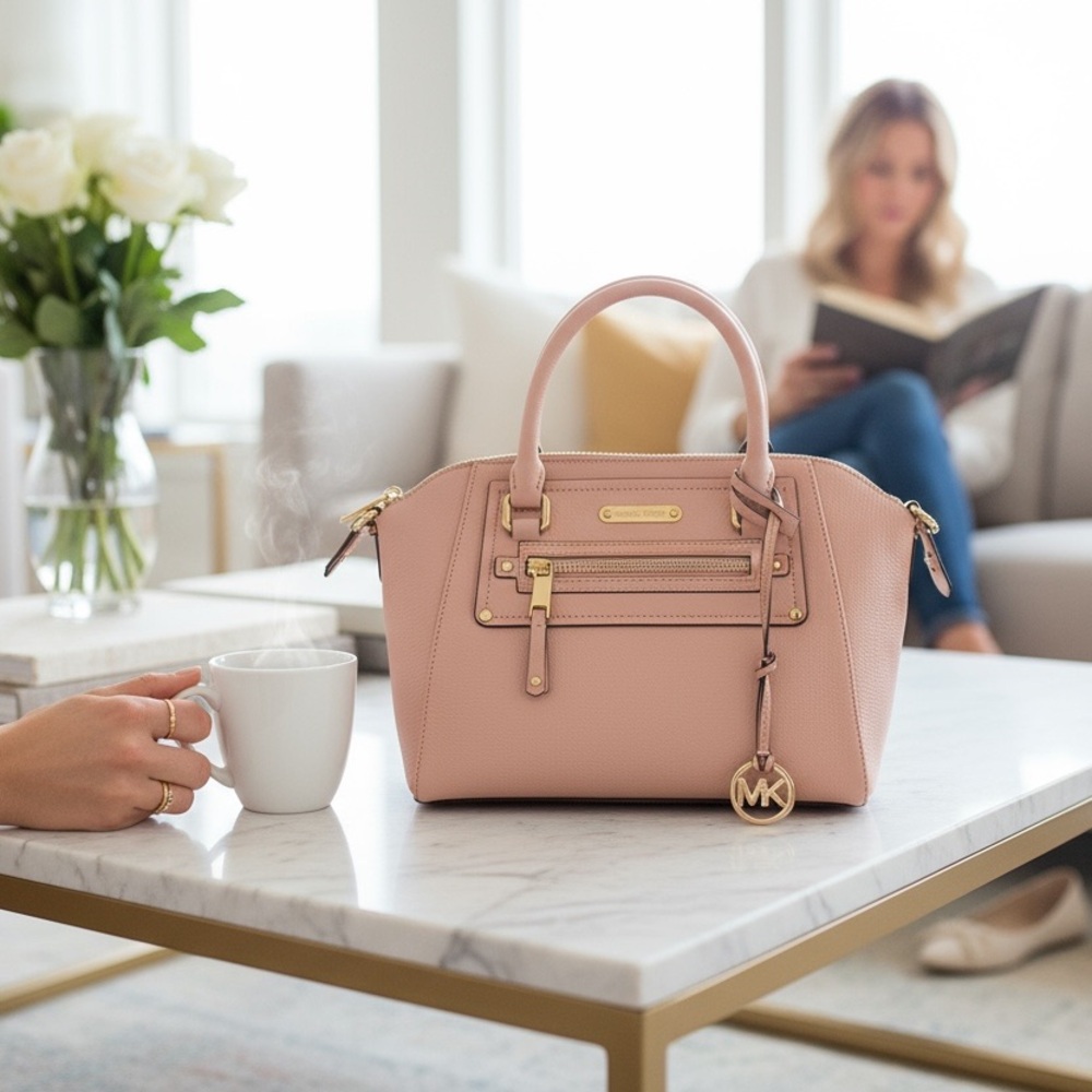 Michael Kors Gilmore Blush Satchel